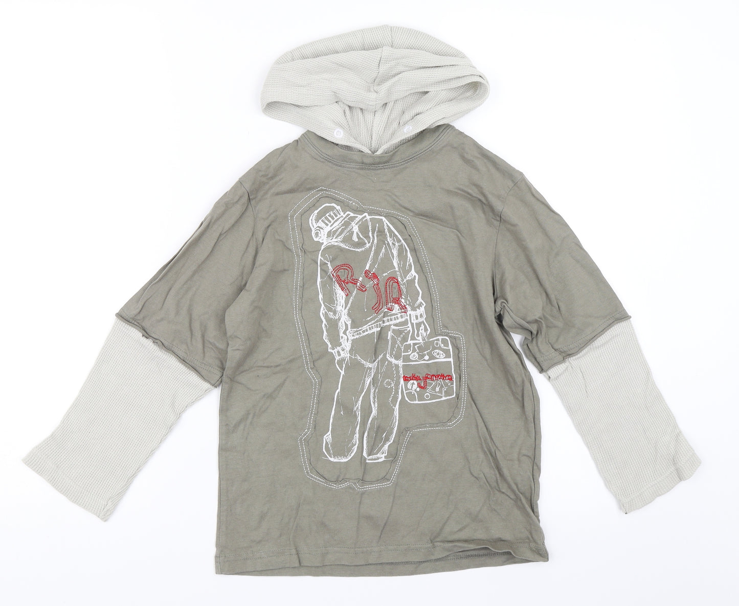 RJR.John Rocha Boys Beige   Pullover Hoodie Size 7-8 Years