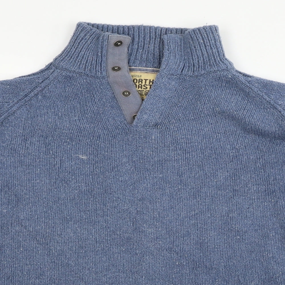 Marks and Spencer Mens Blue   Pullover Jumper Size 2XL