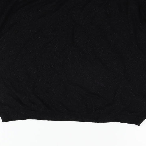 Mango Womens Black   Pullover Jumper Size S