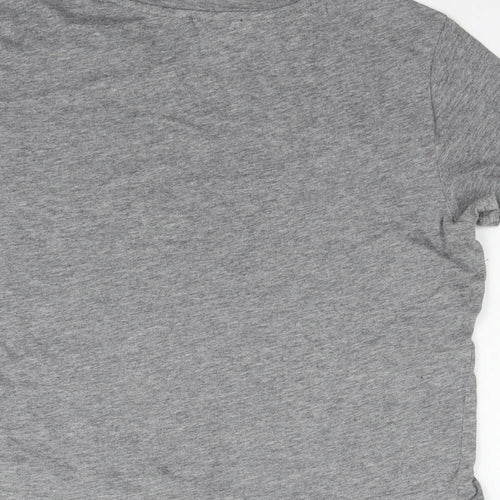 FOREVER 21 Girls Grey   Basic T-Shirt Size L