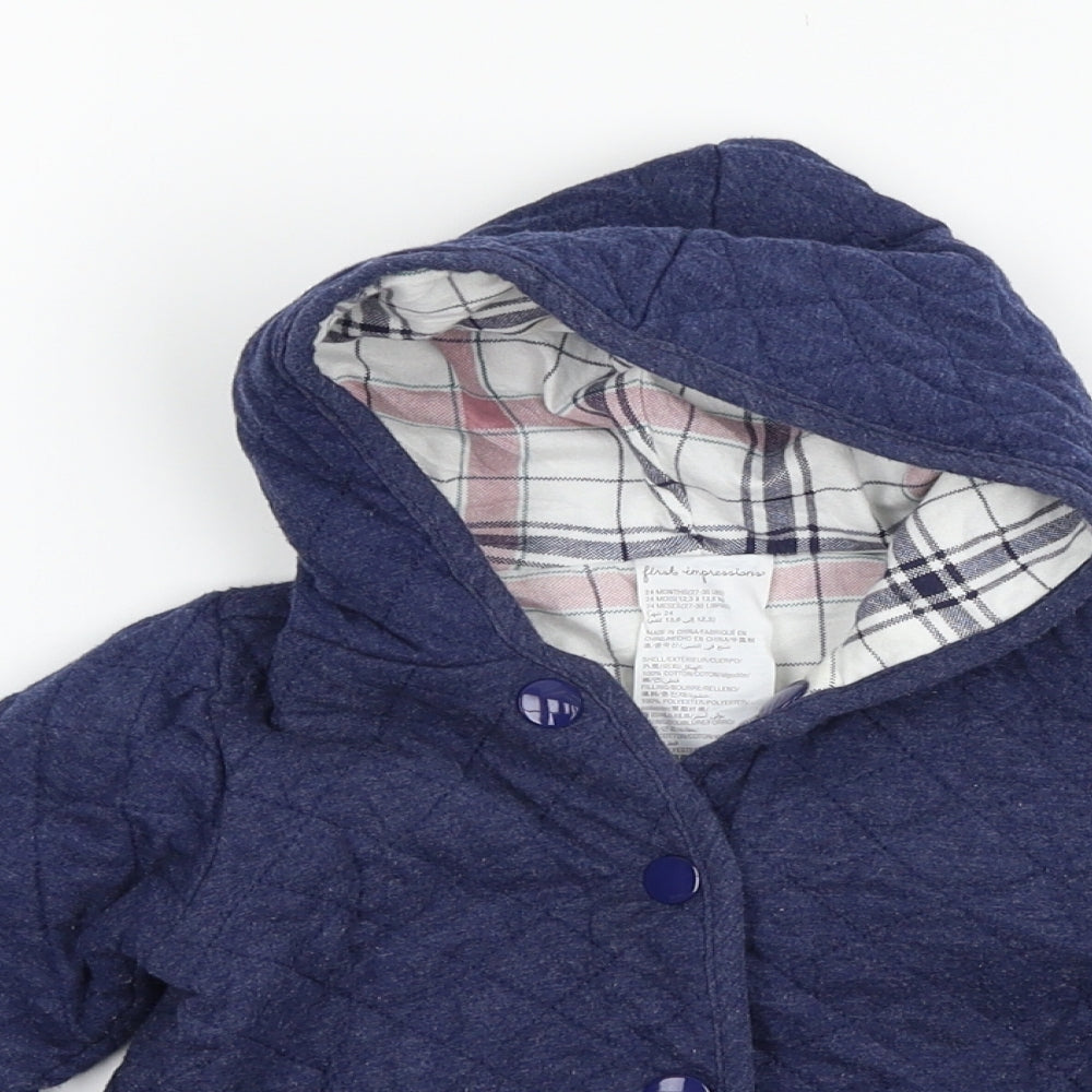 First Impressions Boys Blue   Jacket Coat Size 24 Months
