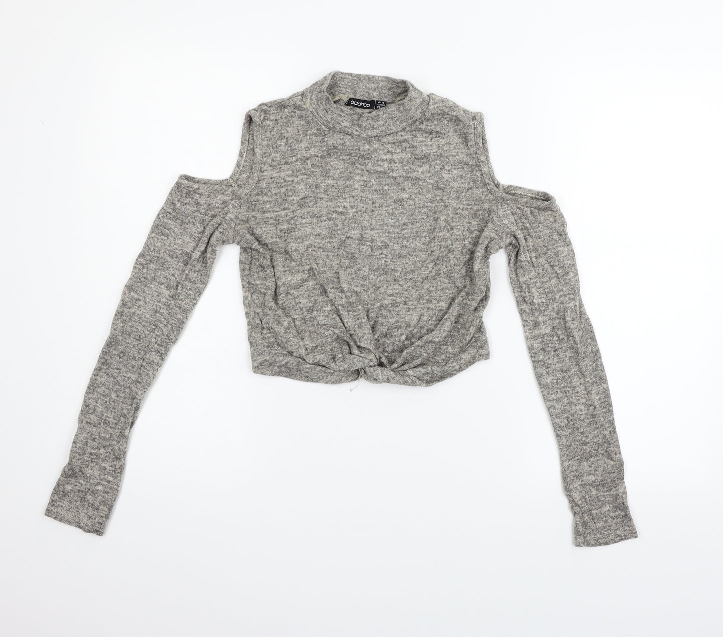 Boohoo Womens Grey   Pullover Jumper Size 10