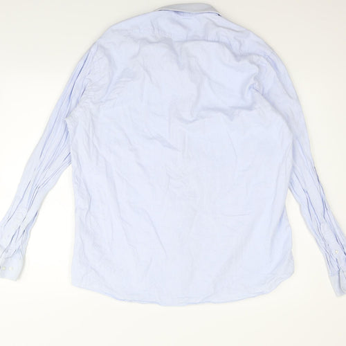 Taylor & Wright Mens Blue    Button-Up Size 17.5