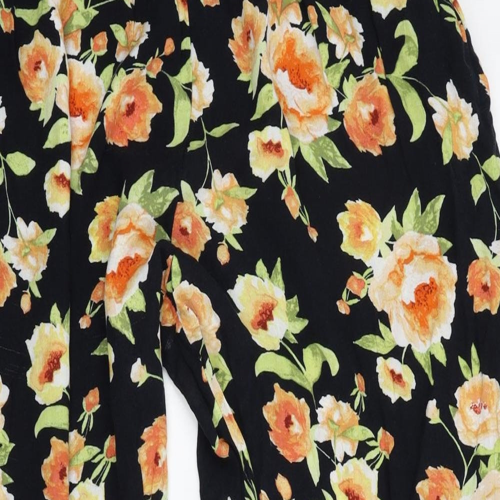 NEXT Womens Black Geometric  Trousers  Size 20 L26 in