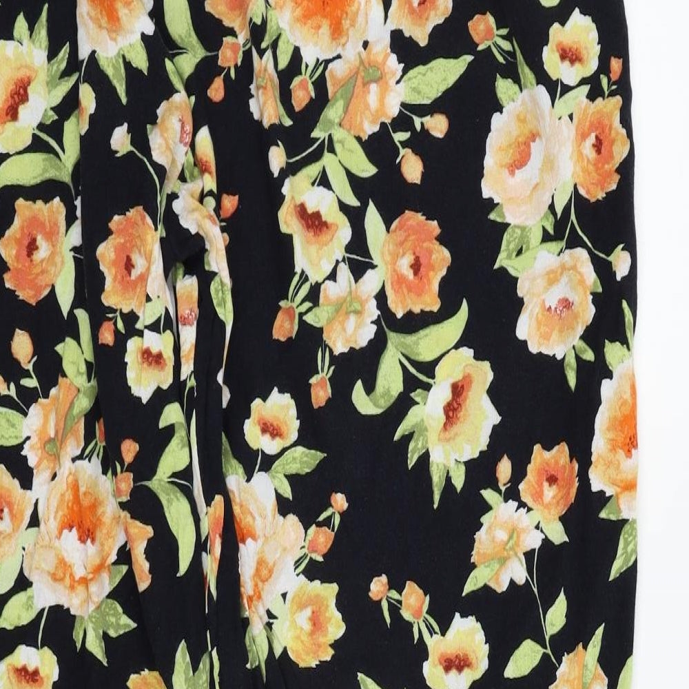 NEXT Womens Black Geometric  Trousers  Size 20 L26 in