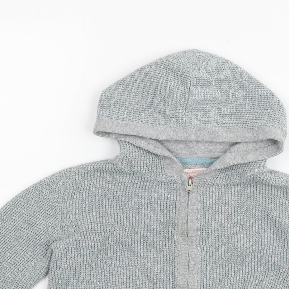 TU Girls Grey   Full Zip Jumper Size 4-5 Years