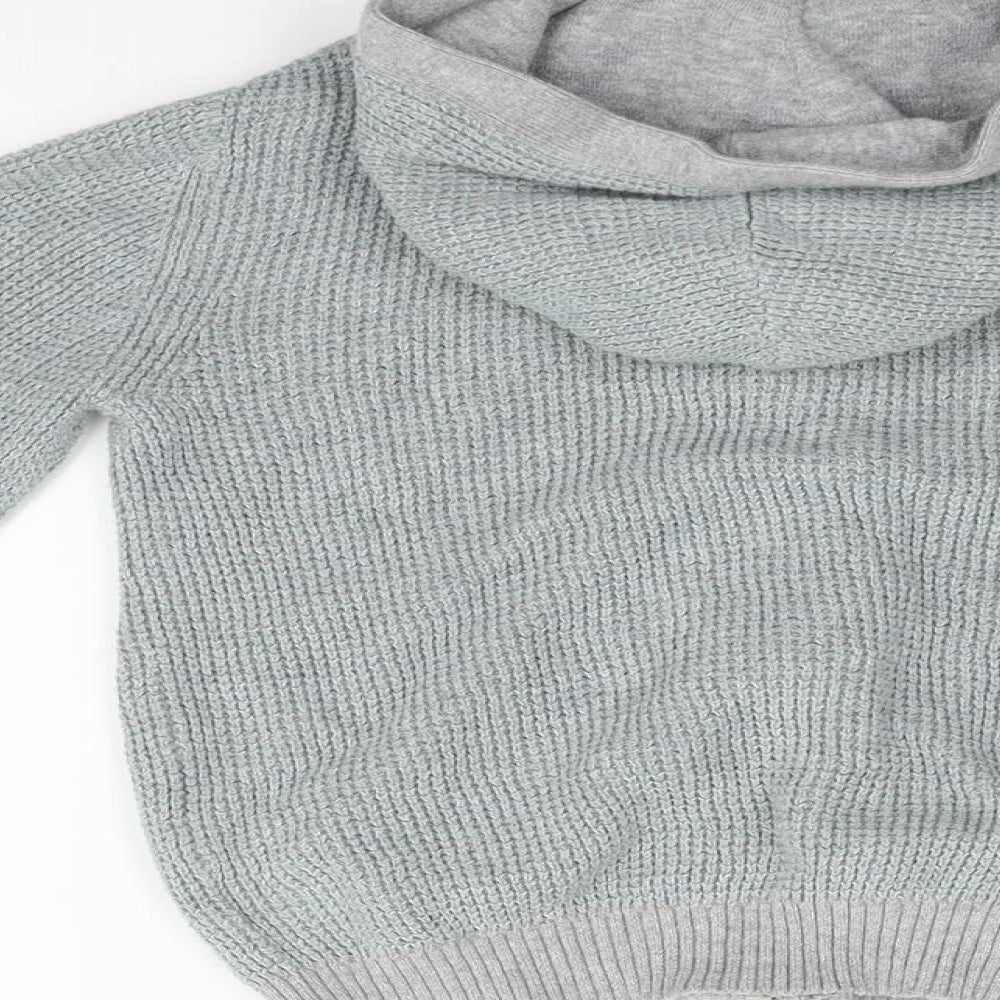 TU Girls Grey   Full Zip Jumper Size 4-5 Years