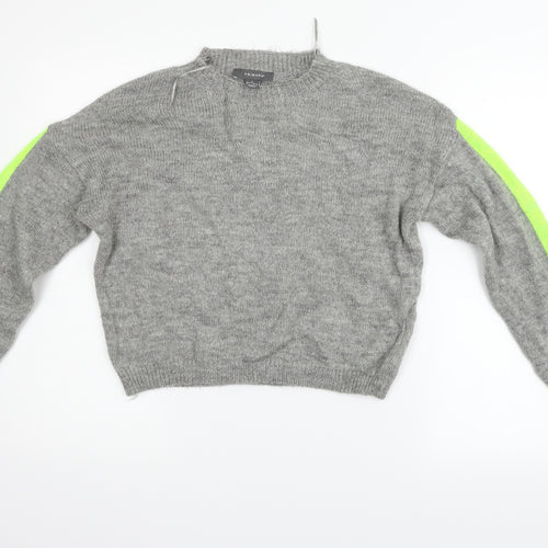 Primark Womens Grey   Pullover Jumper Size S