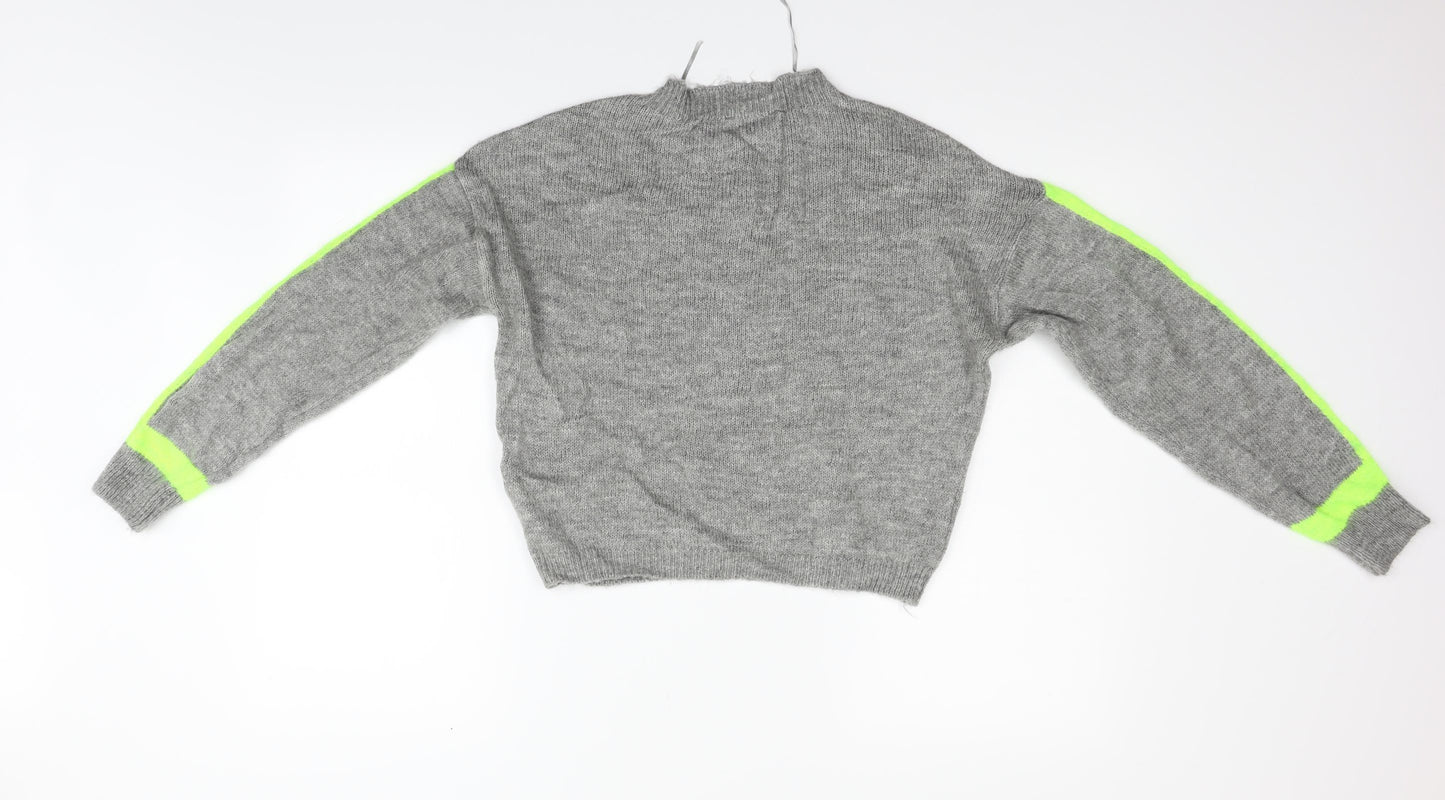 Primark Womens Grey   Pullover Jumper Size S