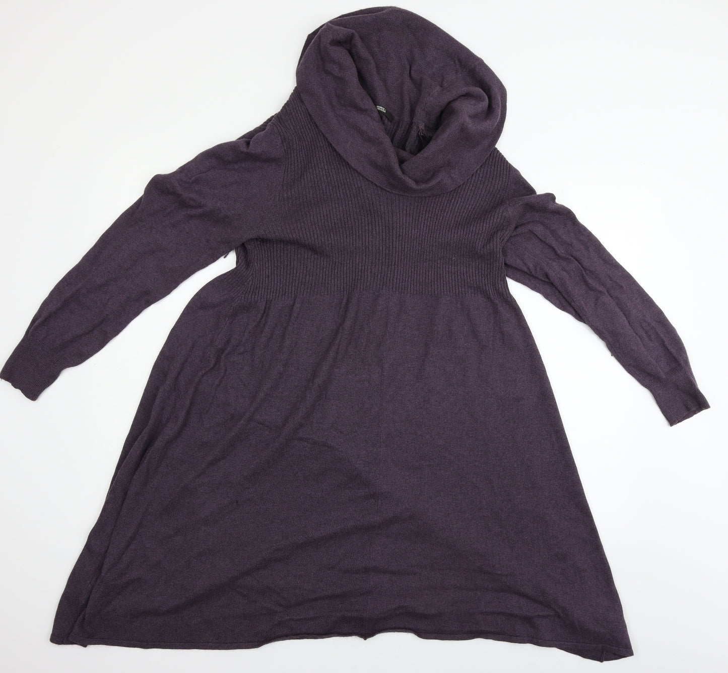 Marks and Spencer  Womens Purple   Jumper Dress  Size 20