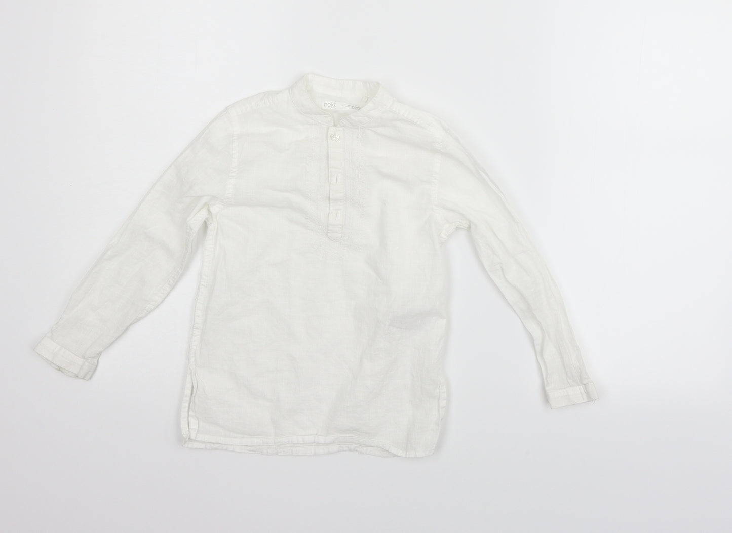 NEXT Girls White   Basic Button-Up Size 5 Years