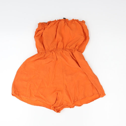 Divided Womens Orange   Jumpsuit One-Piece Size 10