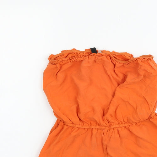 Divided Womens Orange   Jumpsuit One-Piece Size 10