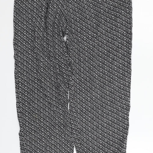 ble Womens Blue Geometric  Trousers  Size 12 L25 in