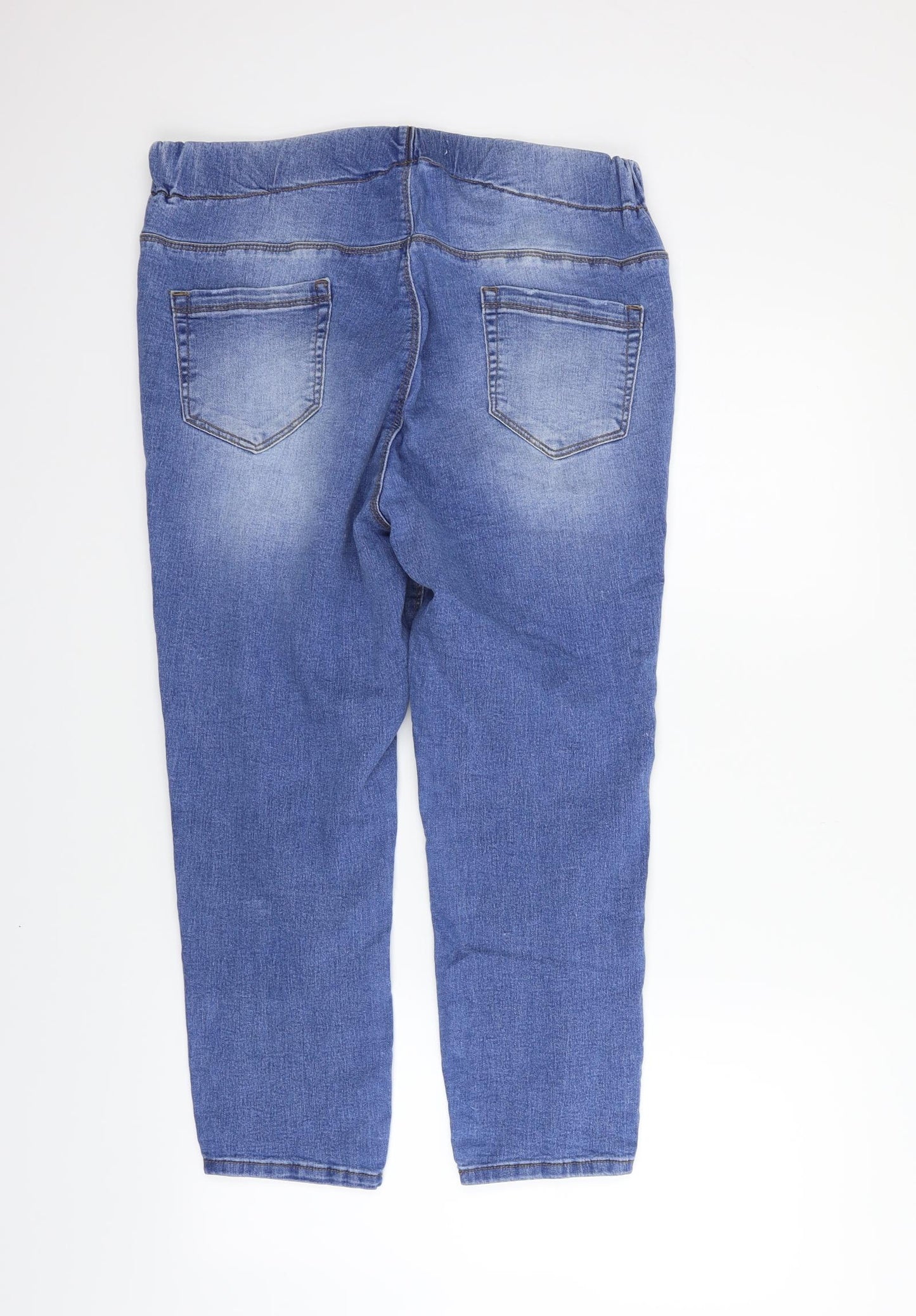 heart yours Womens Blue   Straight Jeans Size 14 L21 in