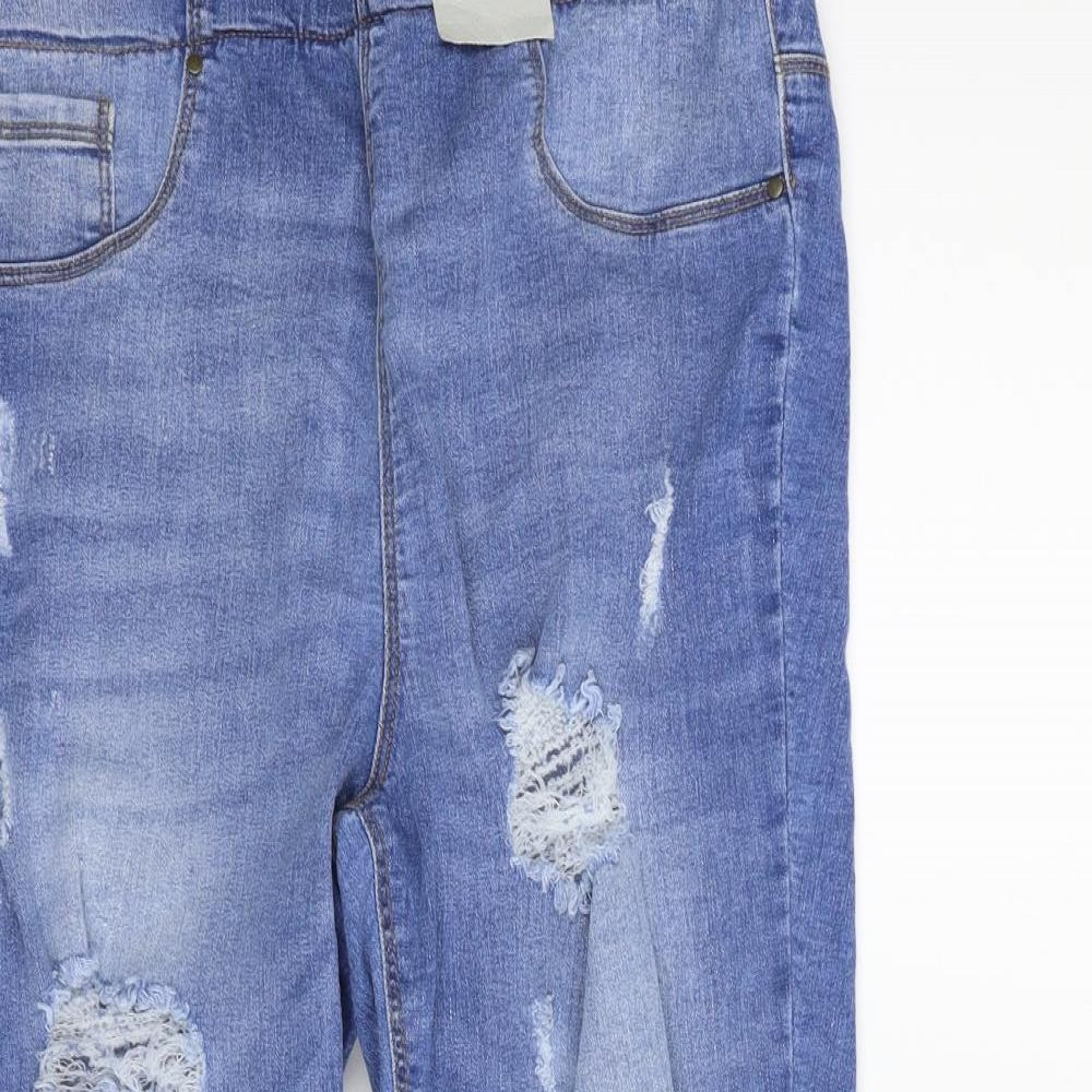 heart yours Womens Blue   Straight Jeans Size 14 L21 in