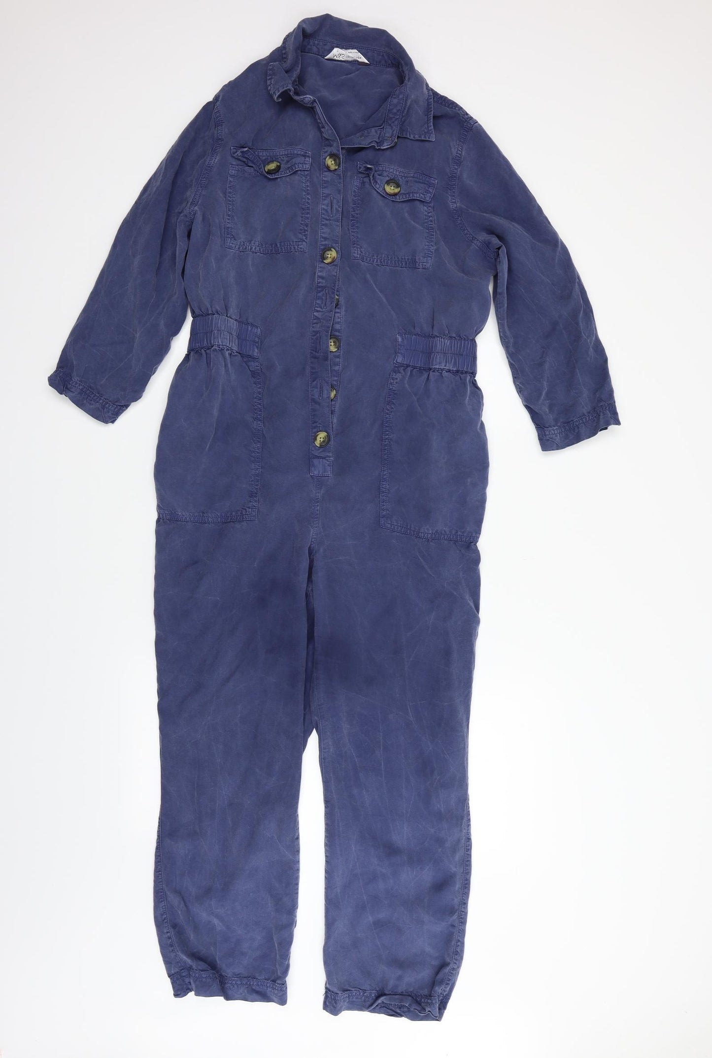 Marks and Spencer Womens Blue   Jumpsuit One-Piece Size 12 L29 in