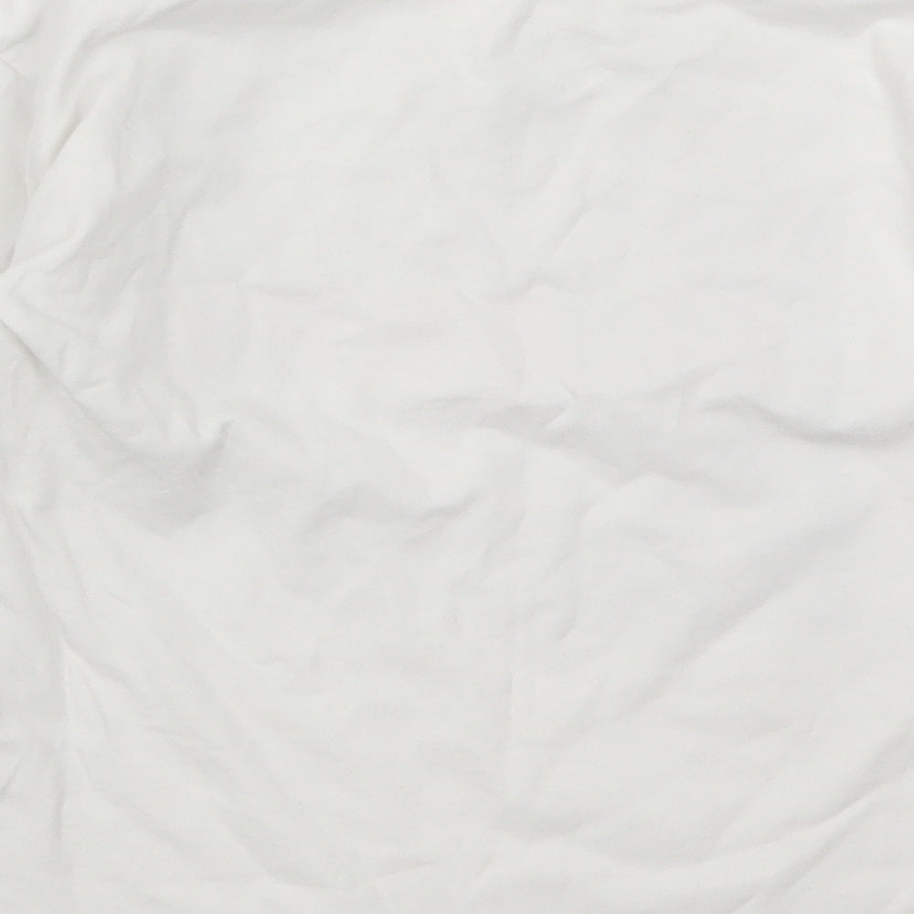 George Girls White   Basic T-Shirt Size 5-6 Years  - Sleepy Unicorn