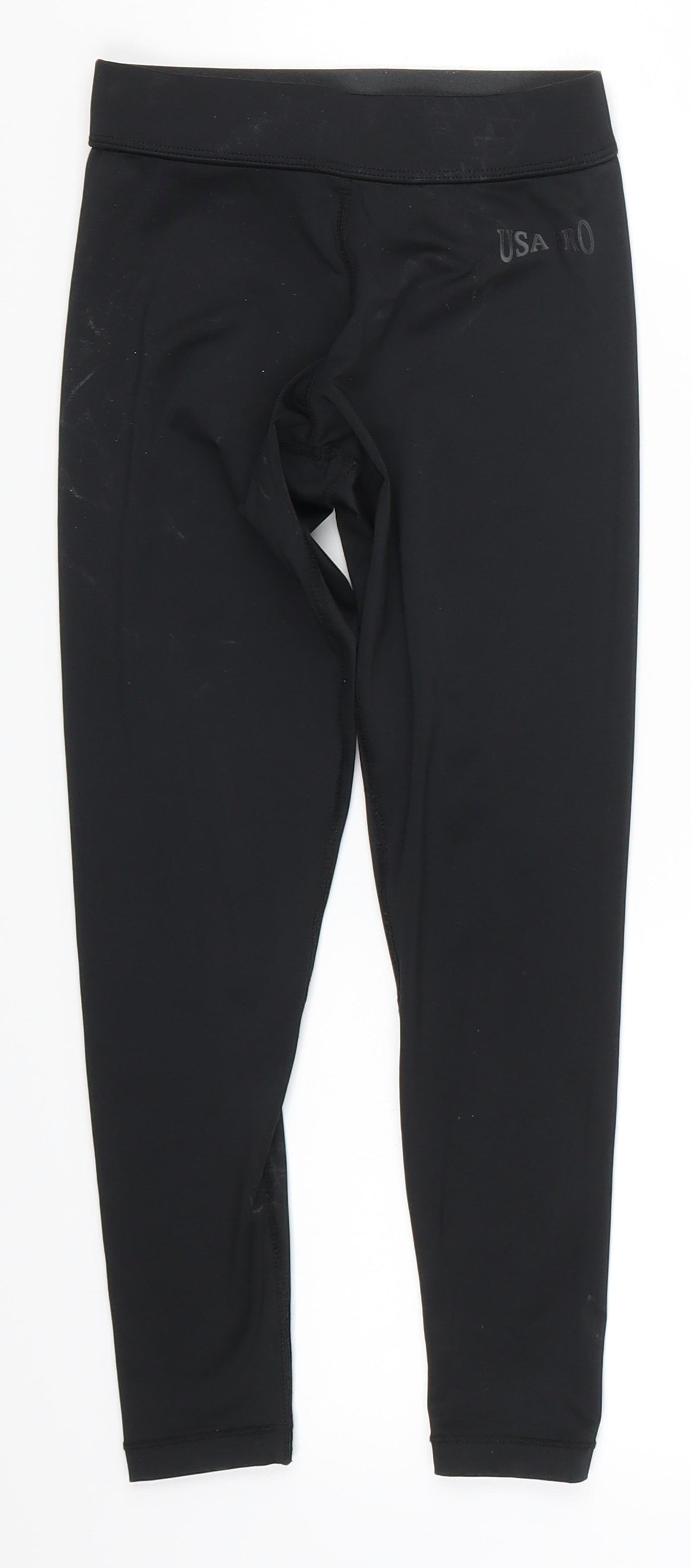 USA Pro Girls Black   Carrot Trousers Size 5-6 Years