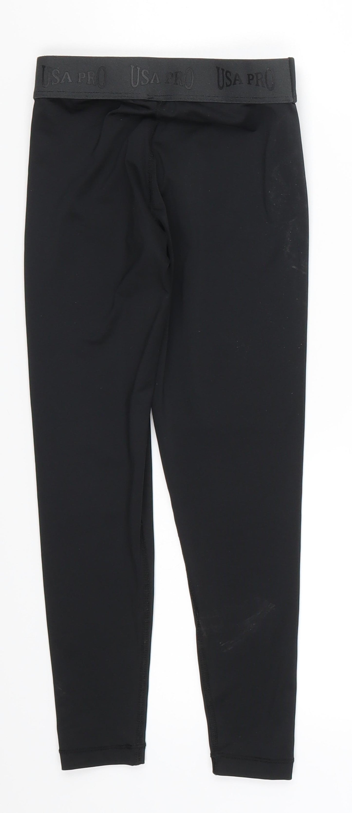 USA Pro Girls Black   Carrot Trousers Size 5-6 Years