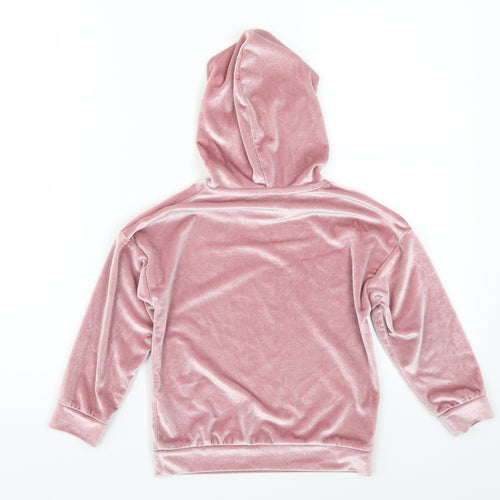 George Girls Pink   Pullover Hoodie Size 5-6 Years