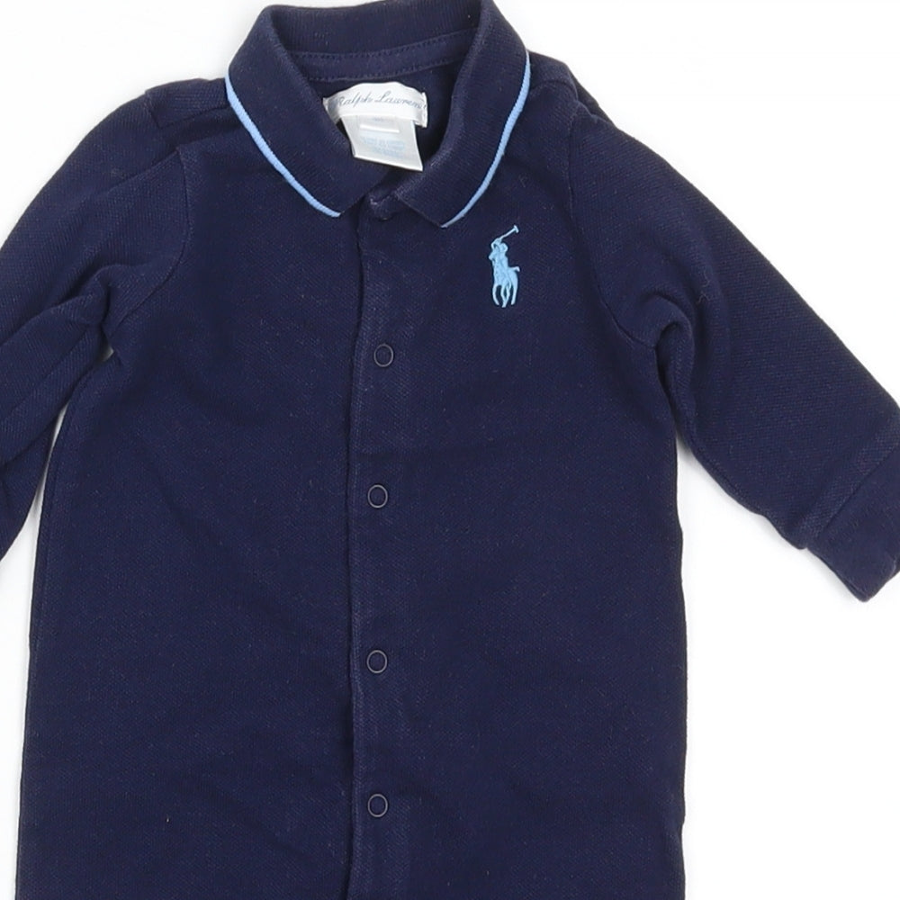 Matalan Boys Blue   Babygrow One-Piece Size 0-3 Months