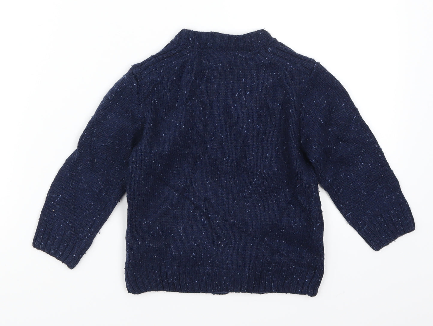 NEXT Boys Blue   Cardigan Jumper Size 12-18 Months