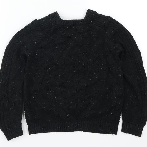 George Boys Black   Pullover Jumper Size 6-7 Years