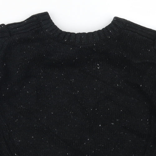 George Boys Black   Pullover Jumper Size 6-7 Years