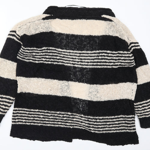 Atmosphere Womens Beige Striped  Cardigan Jumper Size 20