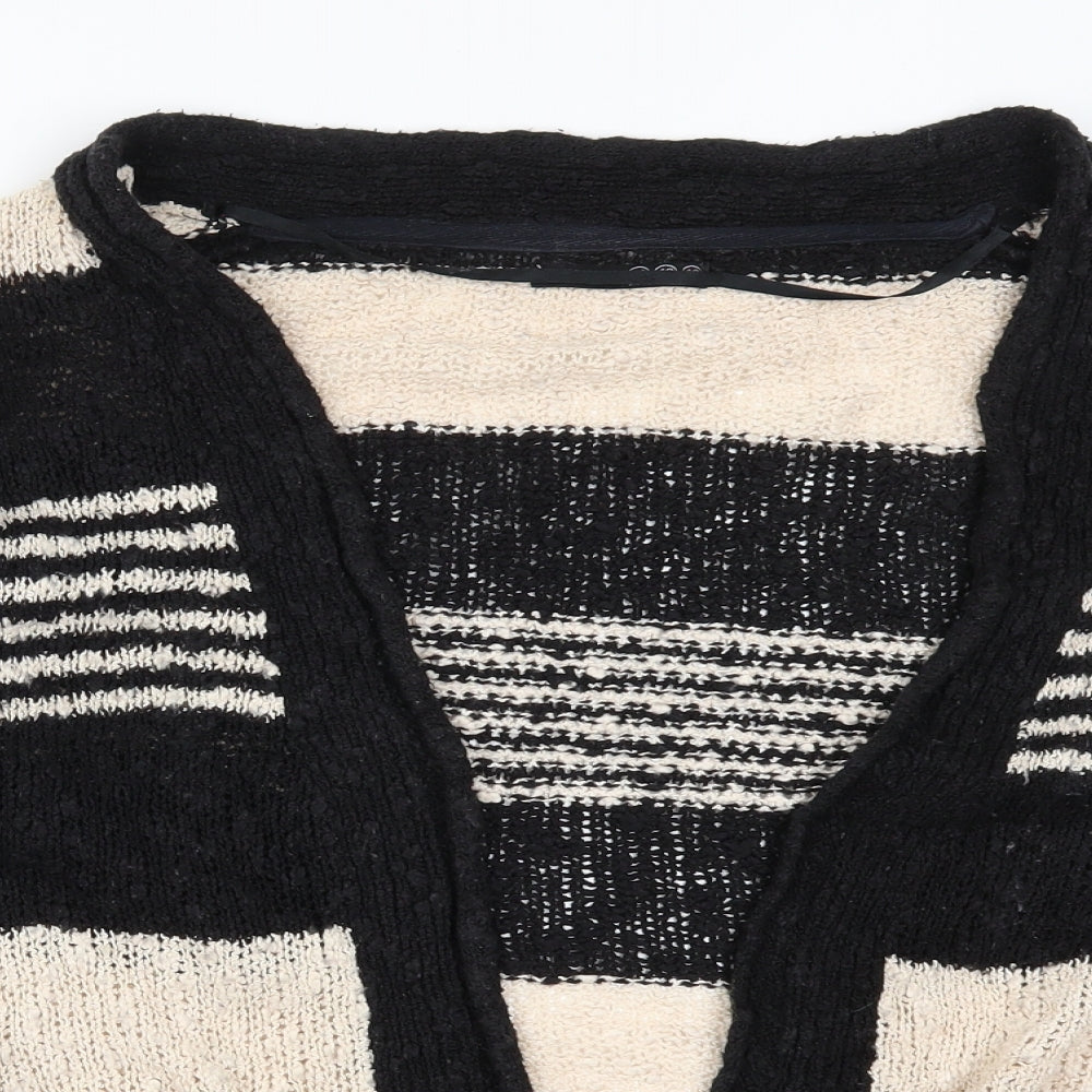 Atmosphere Womens Beige Striped  Cardigan Jumper Size 20