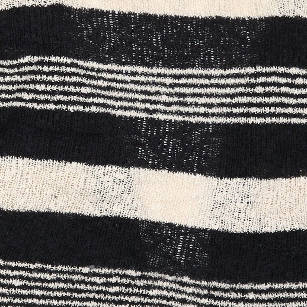 Atmosphere Womens Beige Striped  Cardigan Jumper Size 20