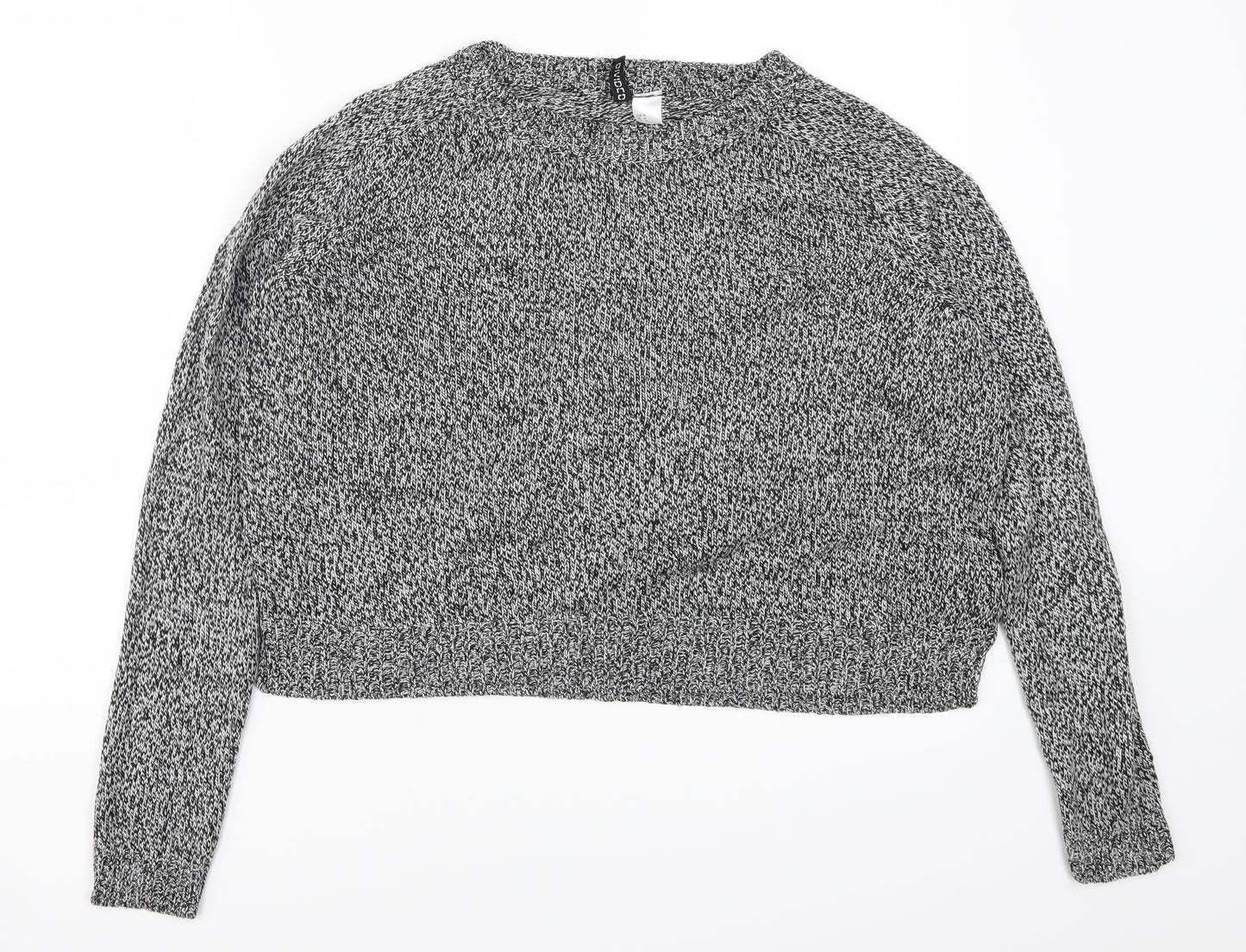 H&M Womens Grey   Pullover Jumper Size M