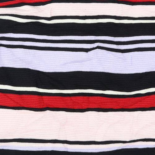 H&M Womens Multicoloured Striped  Pullover Jumper Size L