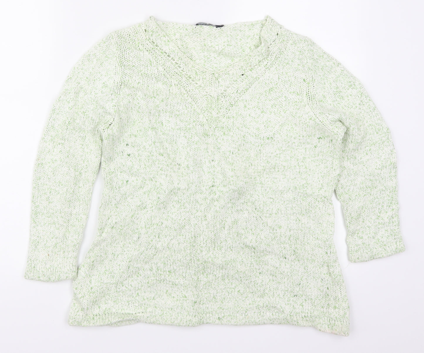 DASH Womens Green   Pullover Jumper Size 10