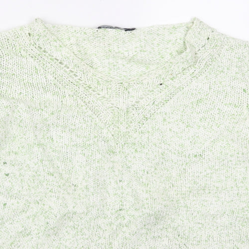 DASH Womens Green   Pullover Jumper Size 10