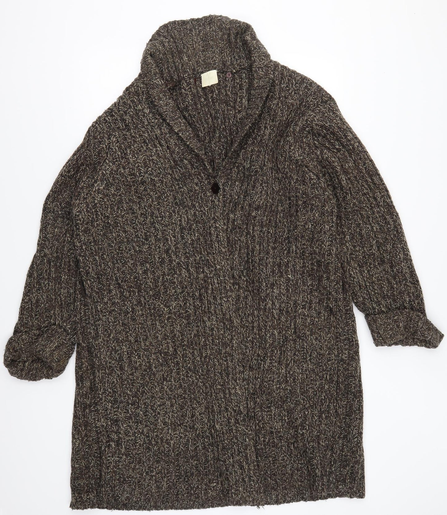 Agenda Womens Brown   Cardigan Jumper Size 28