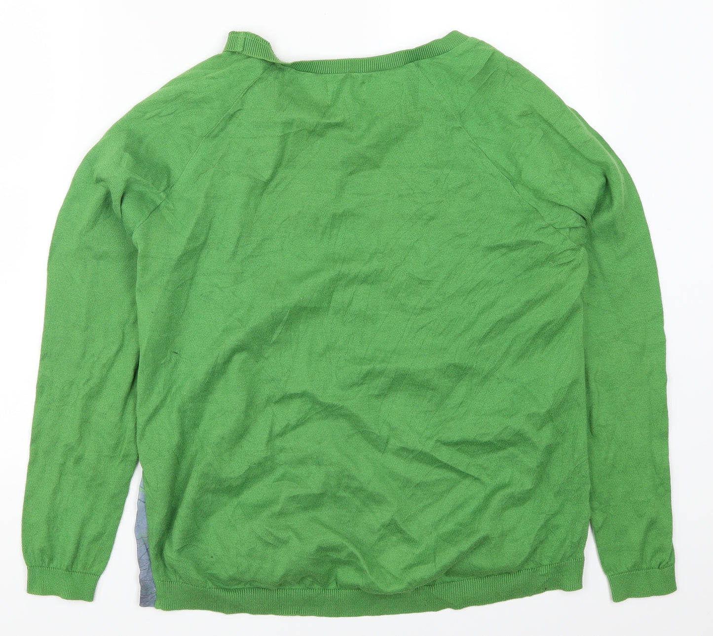 NEXT Womens Green   Pullover Jumper Size 14  - Tree Print
