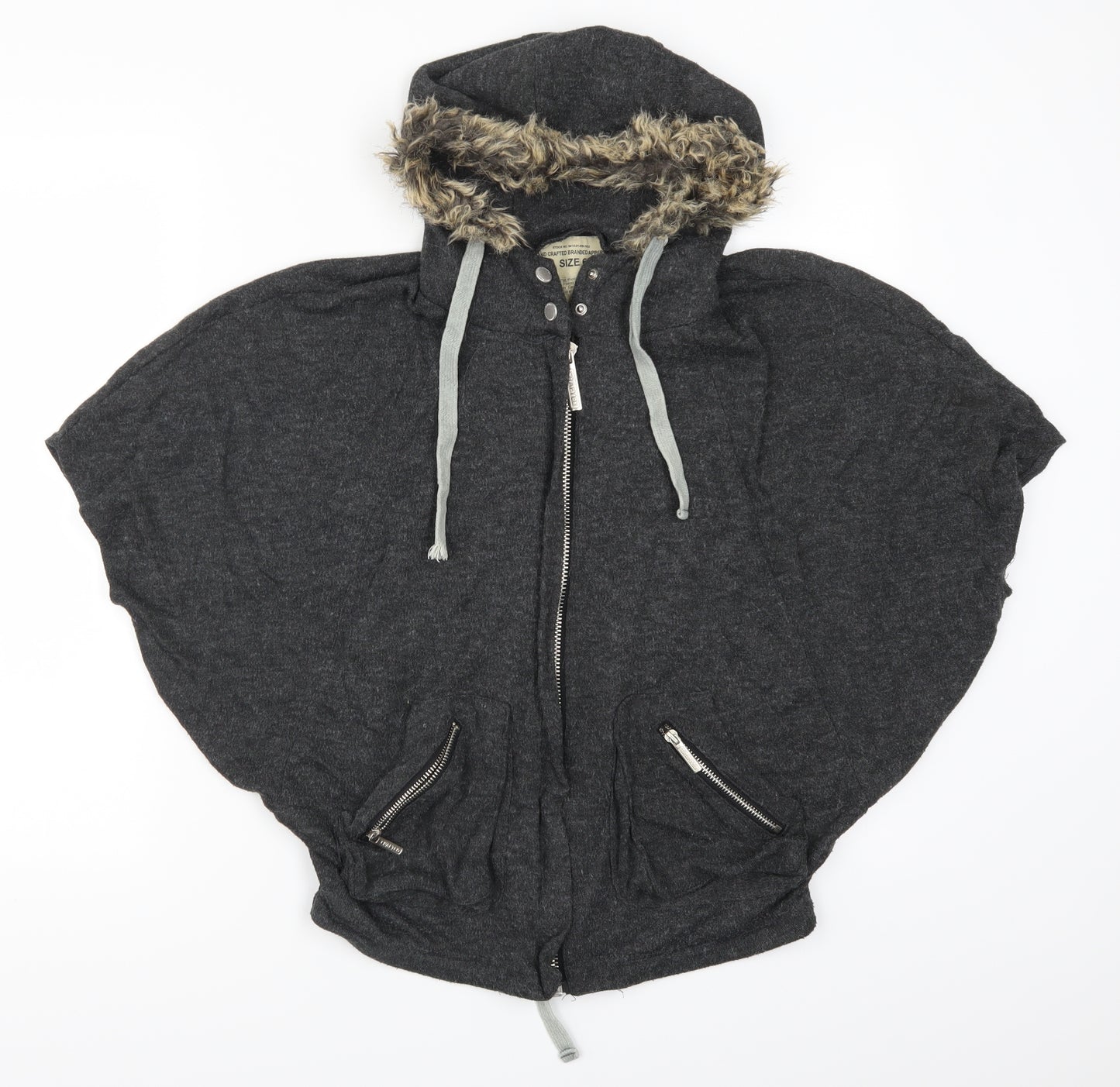 Crafted Womens Grey   Jacket  Size 6