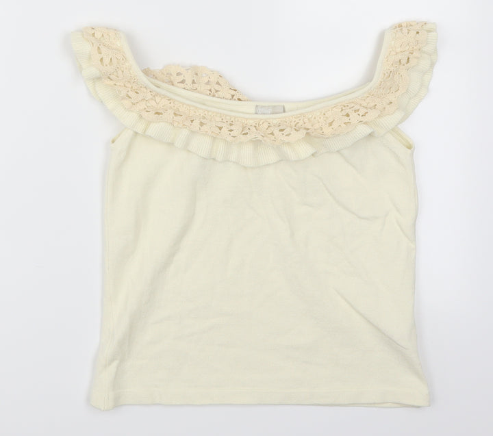 Tyler Womens Beige   Basic Tank Size 14