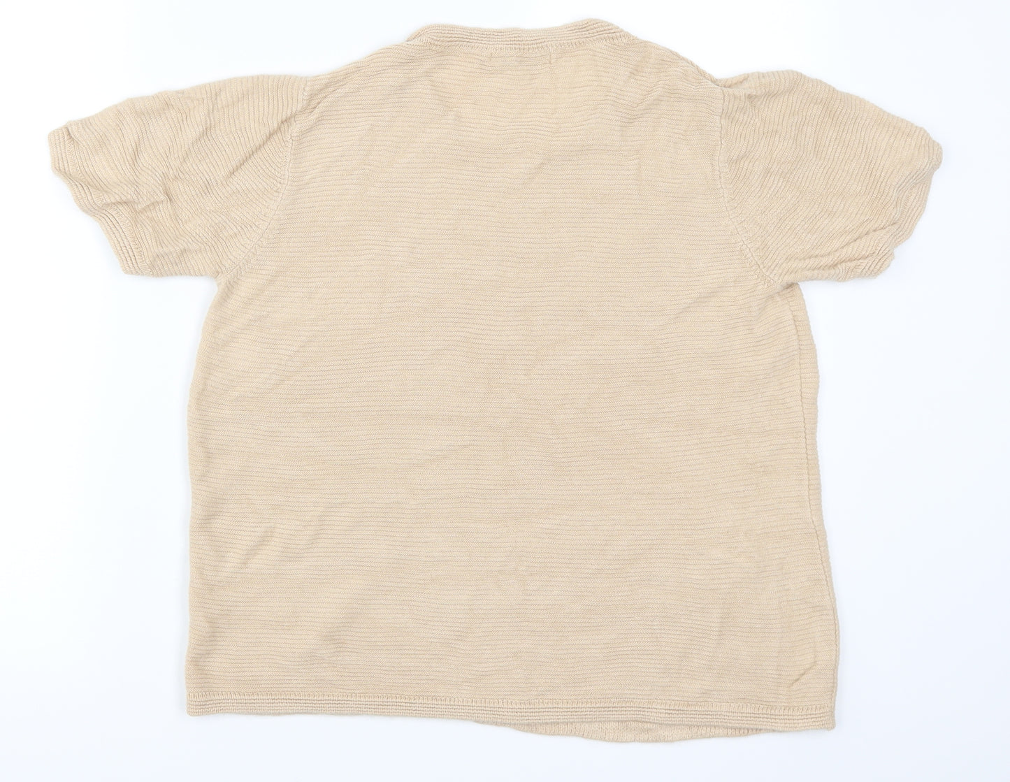 Marks and Spencer Womens Beige   Pullover Jumper Size 12