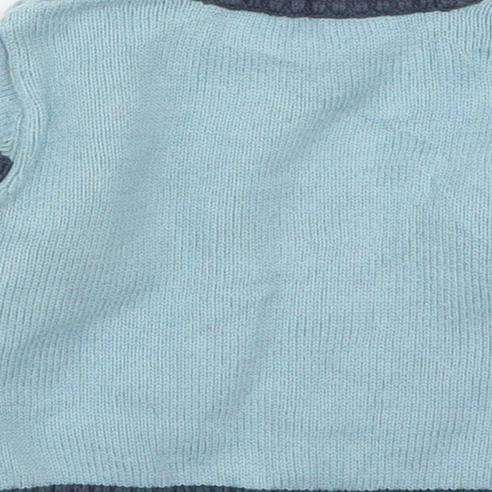 Nutmeg Boys Beige   Pullover Jumper Size 3-6 Months  - Fox
