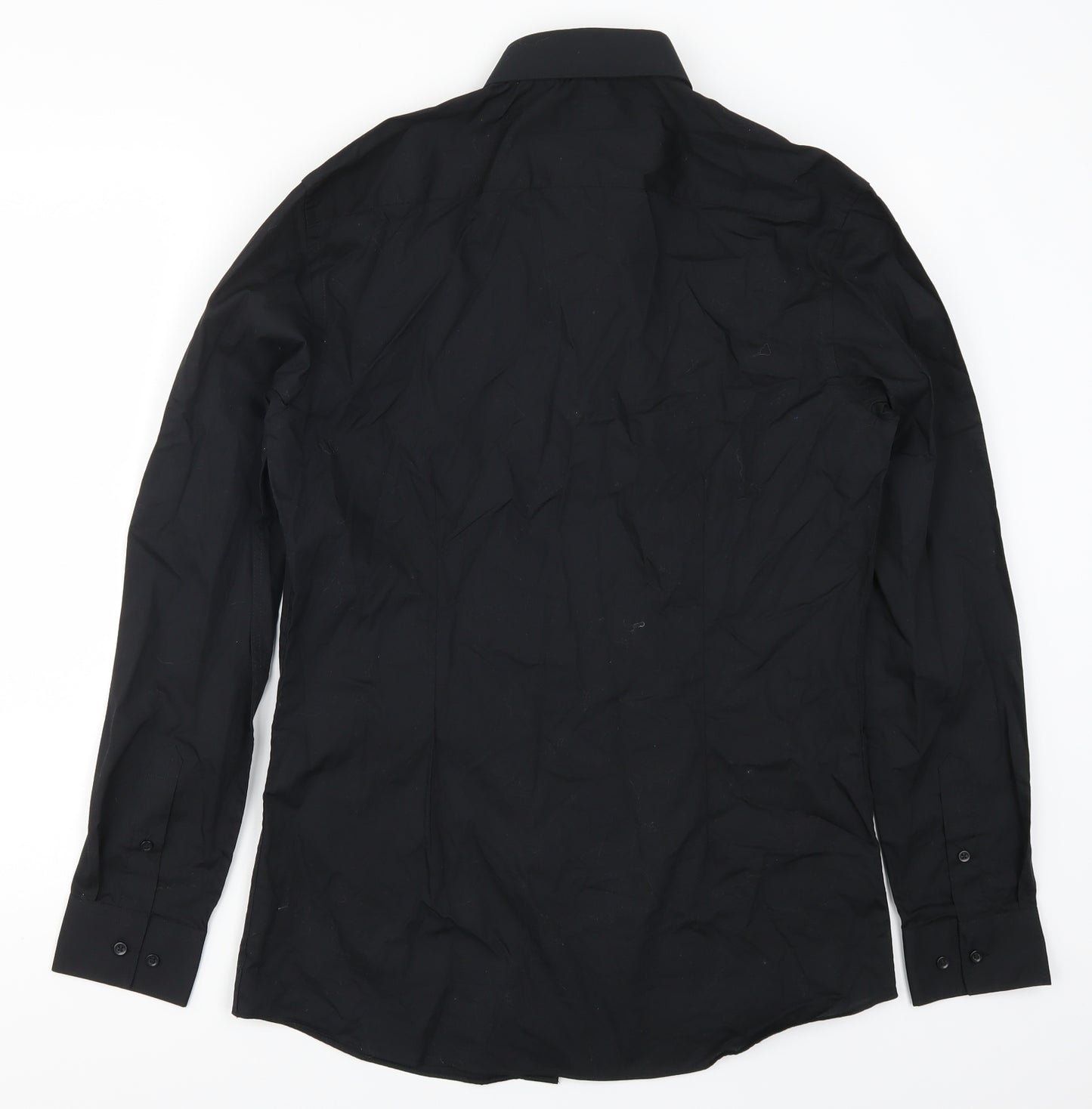 George Mens Black    Dress Shirt Size 15