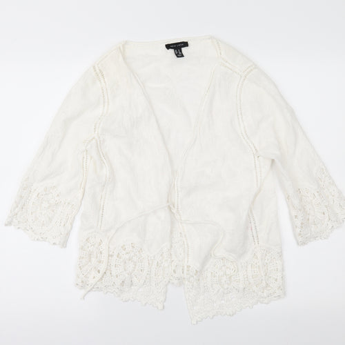 New Look Womens White   Jacket  Size M