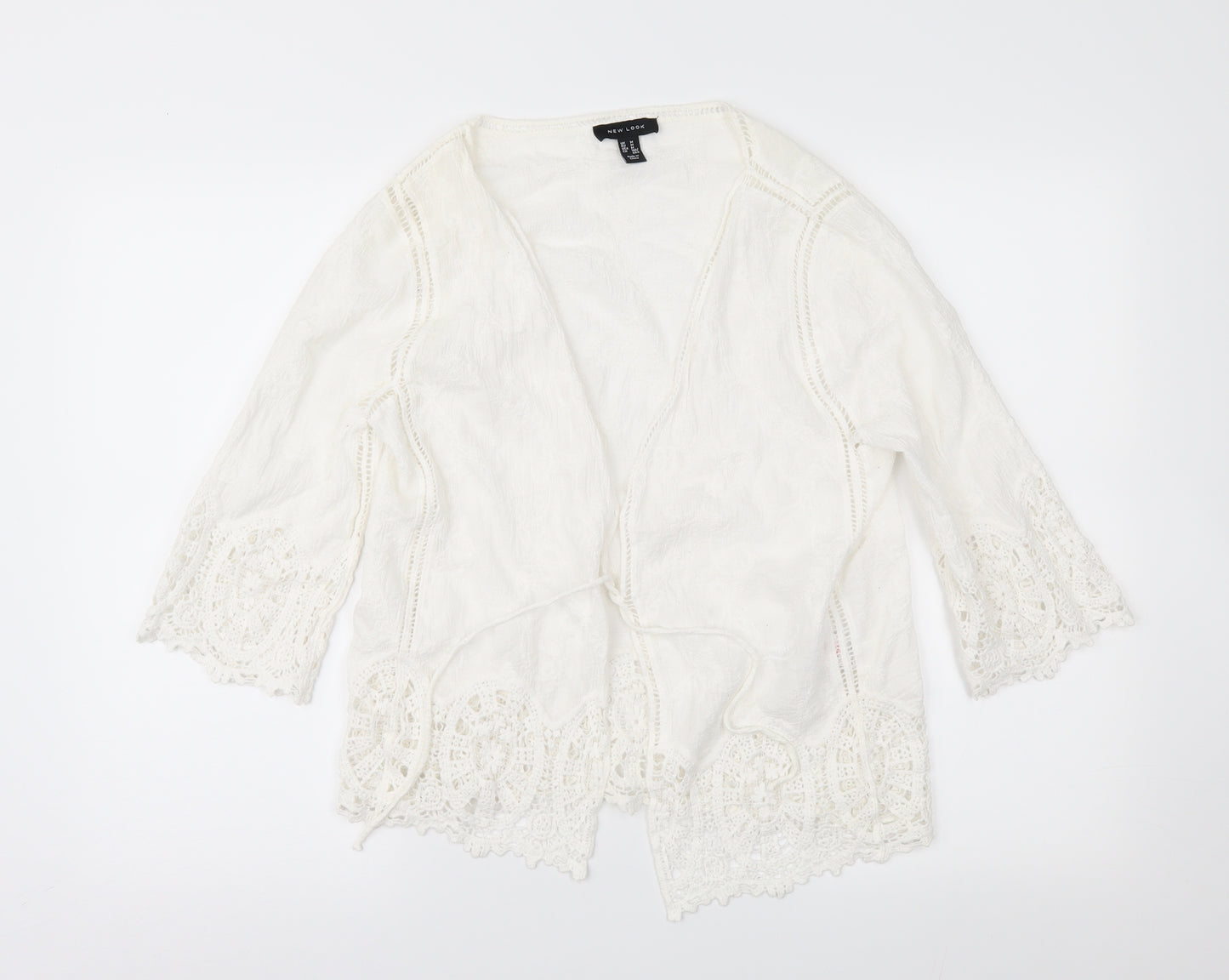 New Look Womens White   Jacket  Size M