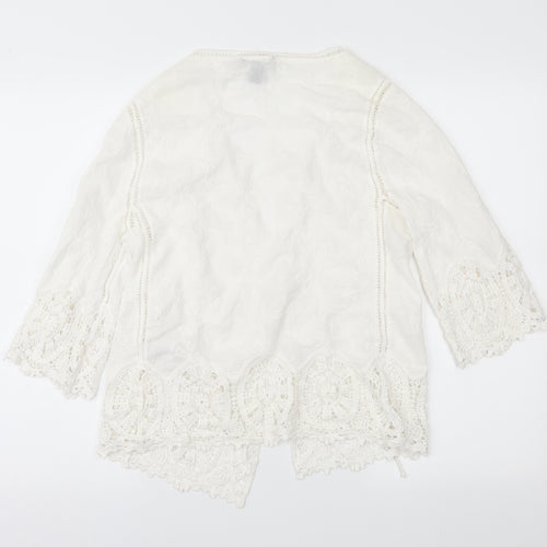 New Look Womens White   Jacket  Size M