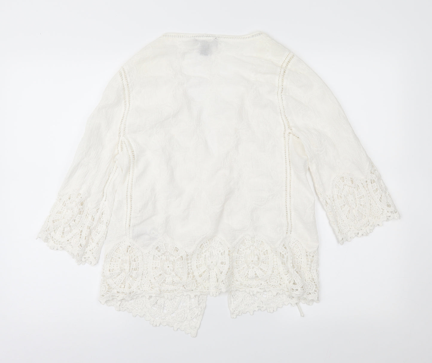 New Look Womens White   Jacket  Size M