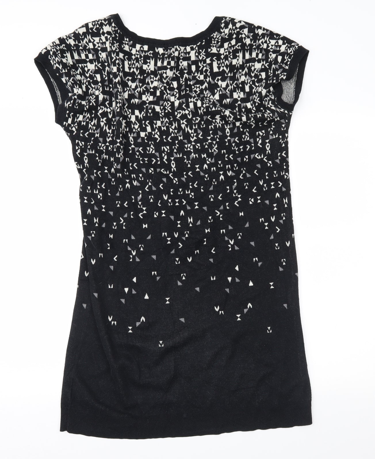 Gap Womens Grey Geometric Knit Jumper Dress  Size S