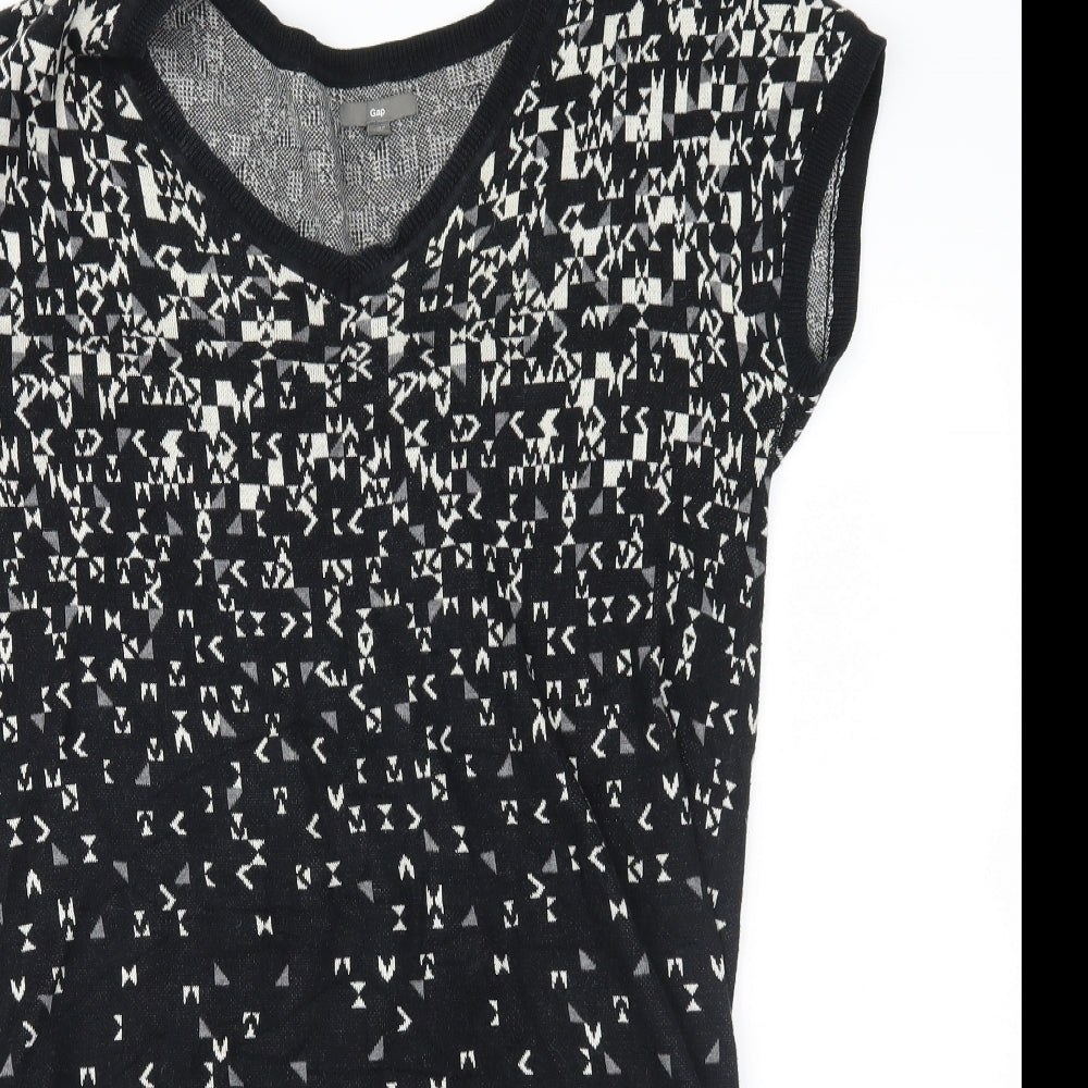 Gap Womens Grey Geometric Knit Jumper Dress  Size S