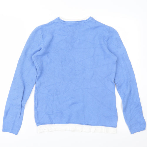 Pull&Bear Womens Blue   Pullover Jumper Size XS